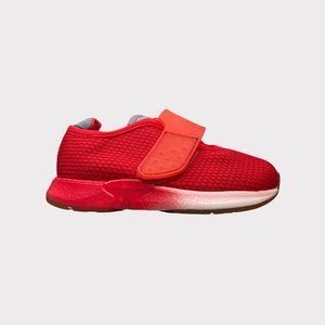 Zara Red Hook & Loop Strap Sneakers